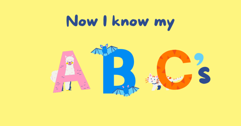 Picture of 'A,B,C' Preschool lettering